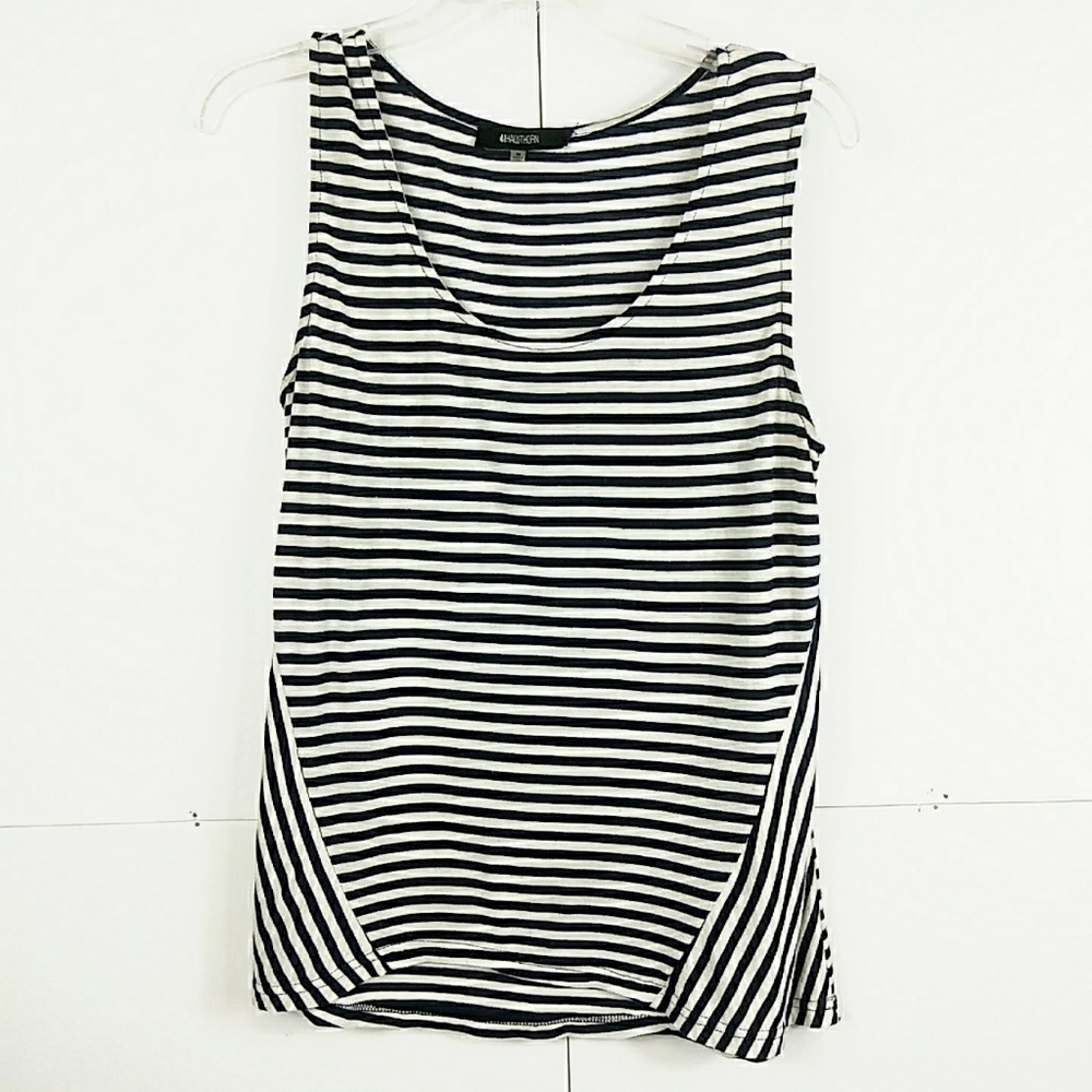 41 Hawthorn Striped Navy White Shirt M